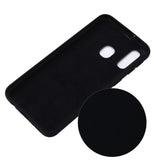 Husa protectie compatibila cu Samsung A20E Liquid Silicone Case Negru - vivimall.ro