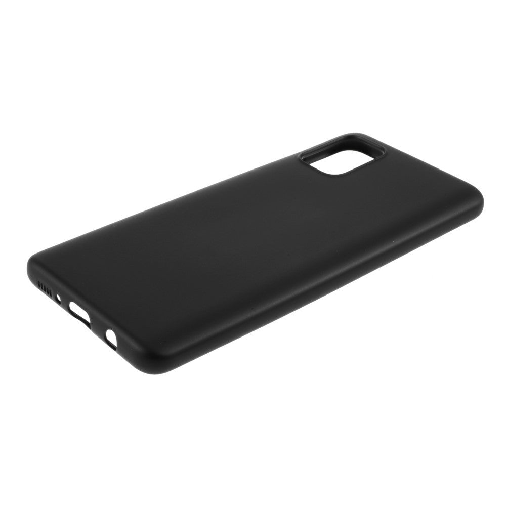 Husa protectie compatibila cu Samsung A51 Liquid Silicone Case Negru - vivimall.ro