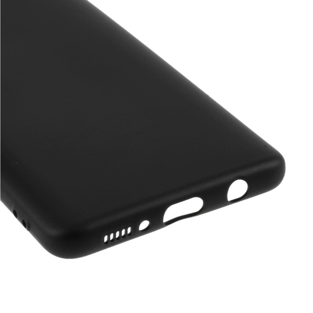 Husa protectie compatibila cu Samsung A51 Liquid Silicone Case Negru - vivimall.ro