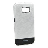 Husa protectie compatibila cu Samsung Galaxy S6 Edge Plus Motomo V4 Argintiu - vivimall.ro