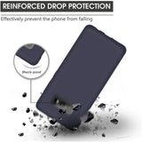Husa protectie compatibila cu Samsung S10 E Liquid Silicone Case Albastru inchis - vivimall.ro
