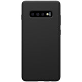 Husa protectie compatibila cu Samsung S10 Plus Liquid Silicone Case Negru - vivimall.ro