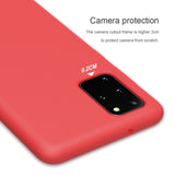 Husa protectie compatibila cu Samsung S20 Liquid Silicone Case Albastru inchis - vivimall.ro
