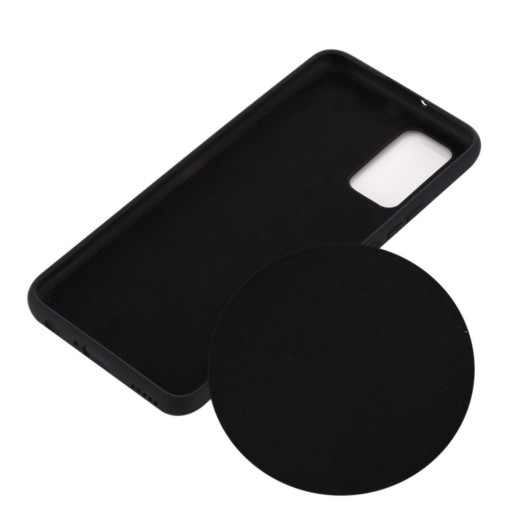 Husa protectie compatibila cu Samsung S20 Liquid Silicone Case Negru - vivimall.ro