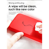 Husa protectie compatibila cu Samsung S20 Liquid Silicone Case Rosu - vivimall.ro