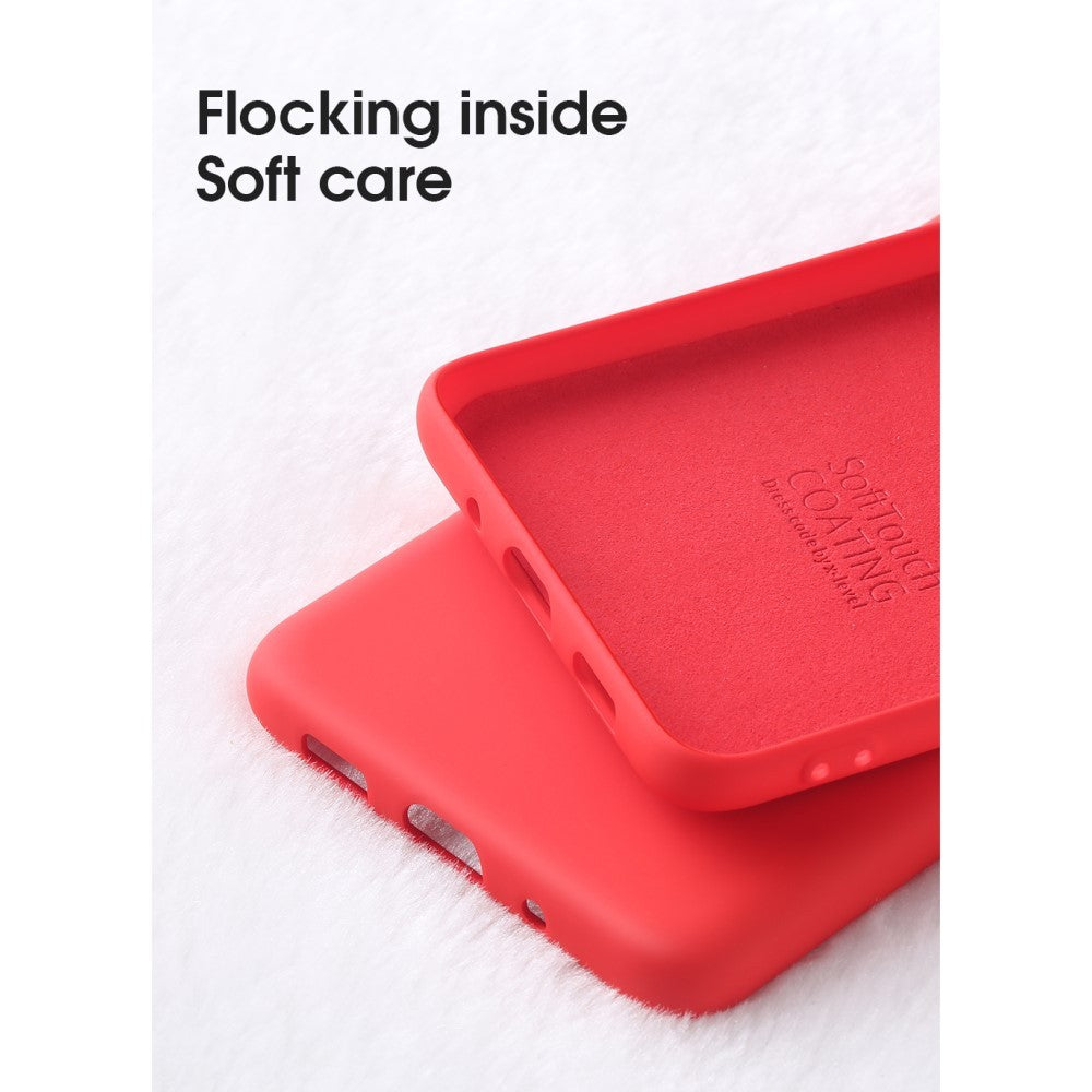 Husa protectie compatibila cu Samsung S20 Liquid Silicone Case Rosu - vivimall.ro