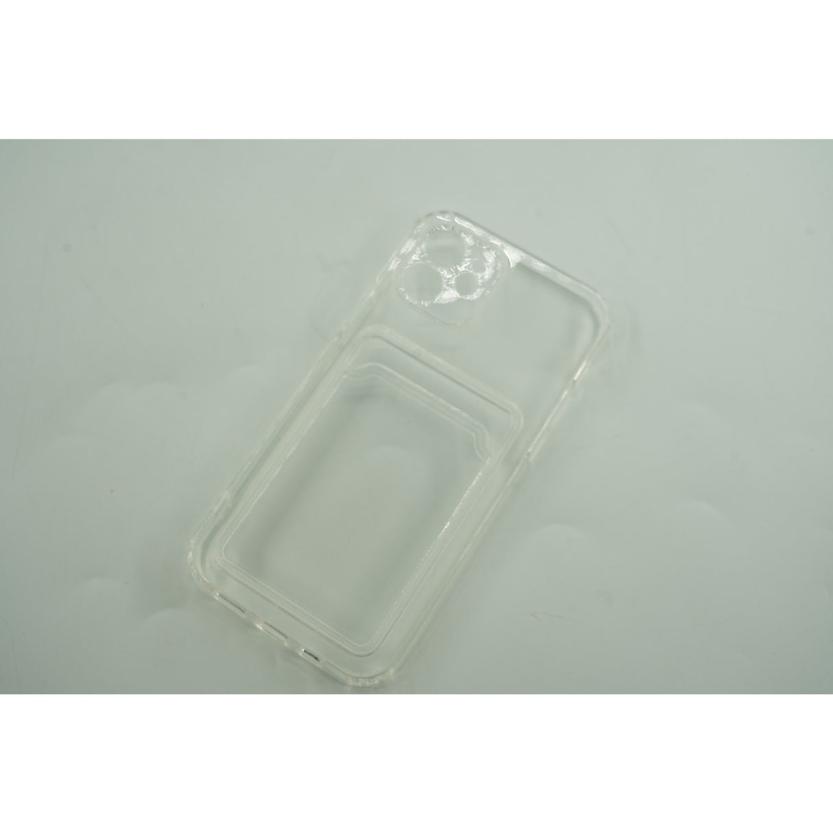 Husa protectie cu suport card compatibila cu Samsung A32 5G Transparent - vivimall.ro