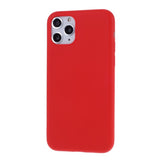 Husa protectie Flippy compatibila cu Apple iPhone 11 Liquid Silicone Case Rosu - vivimall.ro
