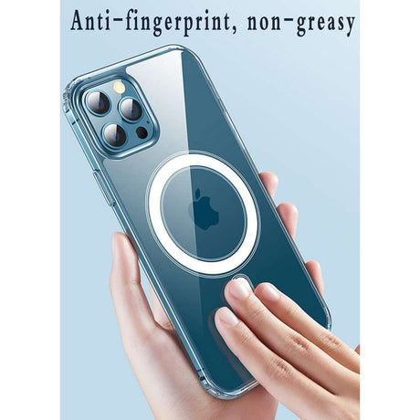 Husa de Protectie, Flippy, pentru Apple iPhone 12/12 Pro, Compatibila MagSafe, din Silicon , Transparent - vivimall.ro