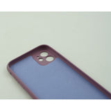 Husa protectie,Flippy, compatibila cu Apple iPhone 12 Liquid Silicone Mov - vivimall.ro