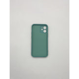 Husa protectie Flippy compatibila cu Apple iPhone 12 Liquid Silicone Ring cu suport rotativ Verde - vivimall.ro
