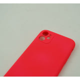 Husa protectie Flippy compatibila cu Apple iPhone 12 Mini Liquid Silicone Case Fuchsia - vivimall.ro