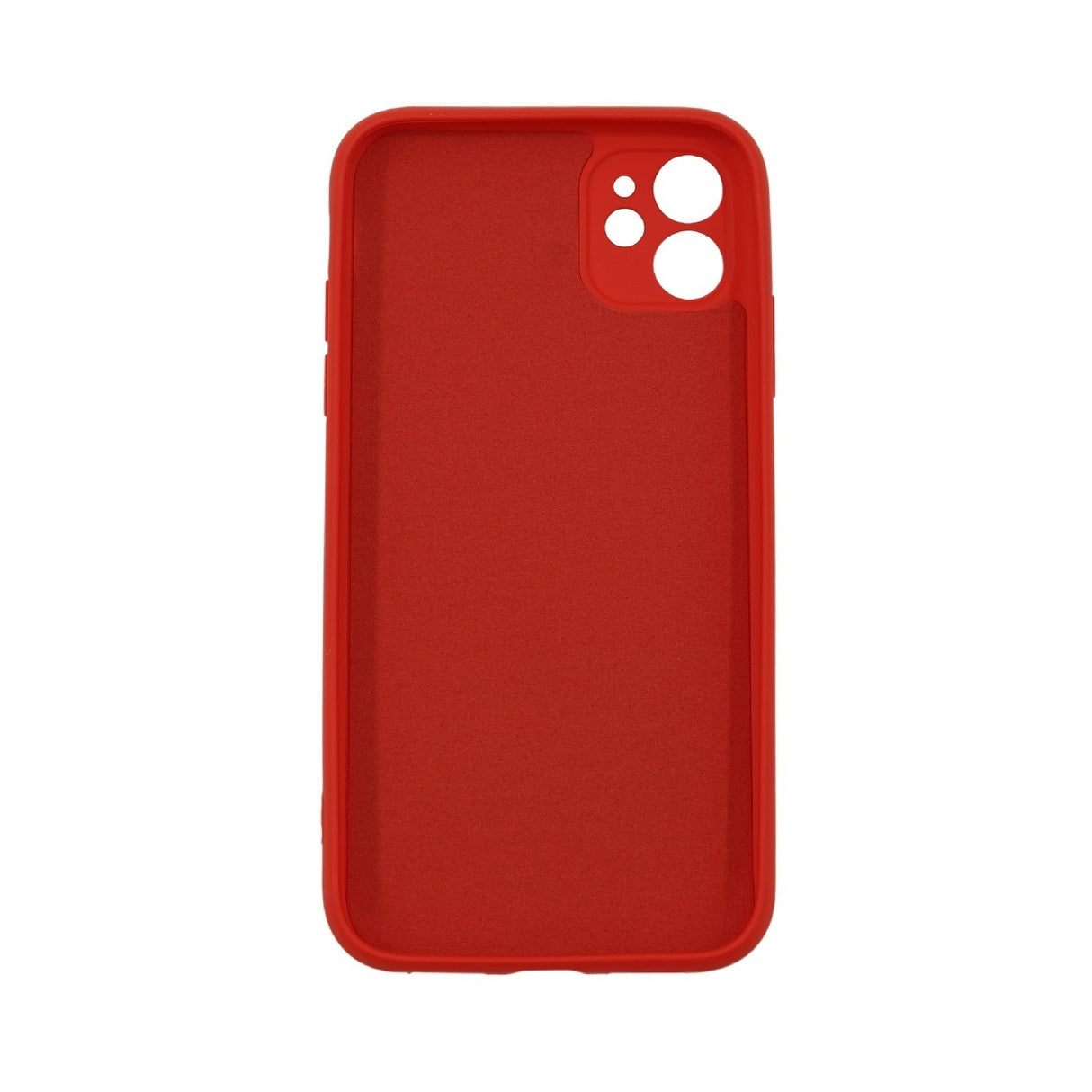 Husa protectie Flippy compatibila cu Apple iPhone 12 Mini Liquid Silicone Case Rosu - vivimall.ro