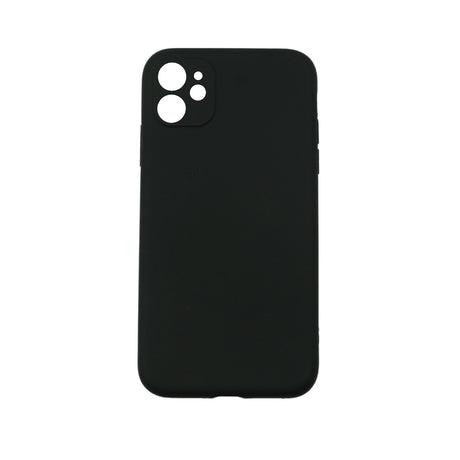 Husa protectie, Flippy, compatibila cu Apple iPhone 12 Mini Liquid Silicone Negru - vivimall.ro