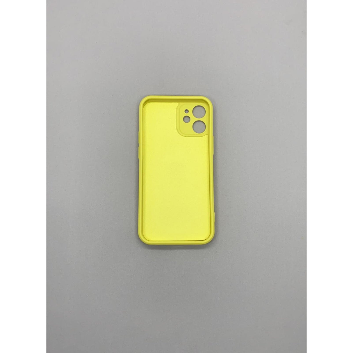 Husa protectie Flippy compatibila cu Apple iPhone 12 Mini Liquid Silicone Ring cu suport rotativ Galben - vivimall.ro