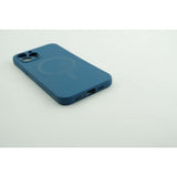 Husa protectie Flippy compatibila cu Apple iPhone 12 Mini Mag Safe Silicone Albastru - vivimall.ro