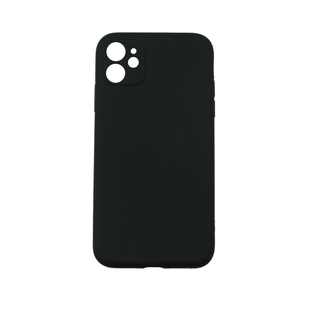 Husa protectie, Flippy, compatibila cu Apple iPhone 12 Pro Liquid Silicone Negru - vivimall.ro