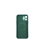 Husa protectie Flippy compatibila cu Apple iPhone 12 Pro Mag Safe Silicone Verde - vivimall.ro