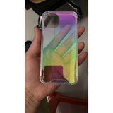 Husa protectie Flippy compatibila cu Apple iPhone 12 Pro Max Laser Gradient Case Cameleon - vivimall.ro