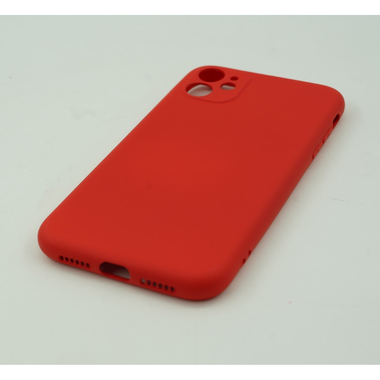 Husa protectie, Flippy, compatibila cu Apple iPhone 12 Pro Max Liquid Silicone Rosu - vivimall.ro