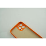 Husa protectie Flippy compatibila cu Apple iPhone 12 Pro Max Mag Safe Silicone Portocaliu - vivimall.ro