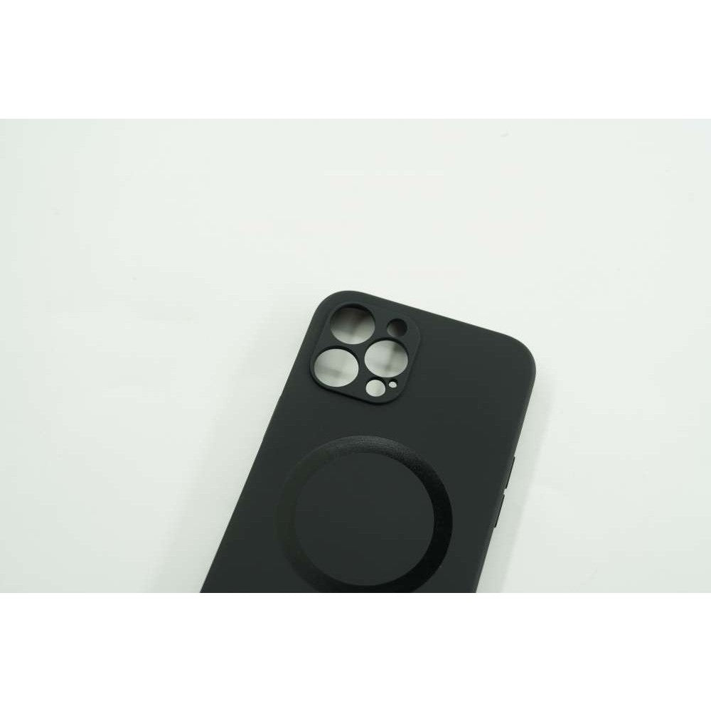 Husa protectie Flippy compatibila cu Apple iPhone 12 Pro Max Mag Safe Silicone Transparent - vivimall.ro