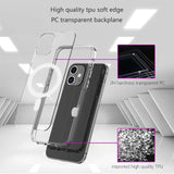 Husa protectie Flippy compatibila cu Apple iPhone 12 Pro Max Mag Safe Silicone Transparent - vivimall.ro