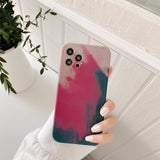 Husa protectie Flippy compatibila cu Apple iPhone 12 Pro Max Tpu Ombre, Negru/Roz/Mov - vivimall.ro