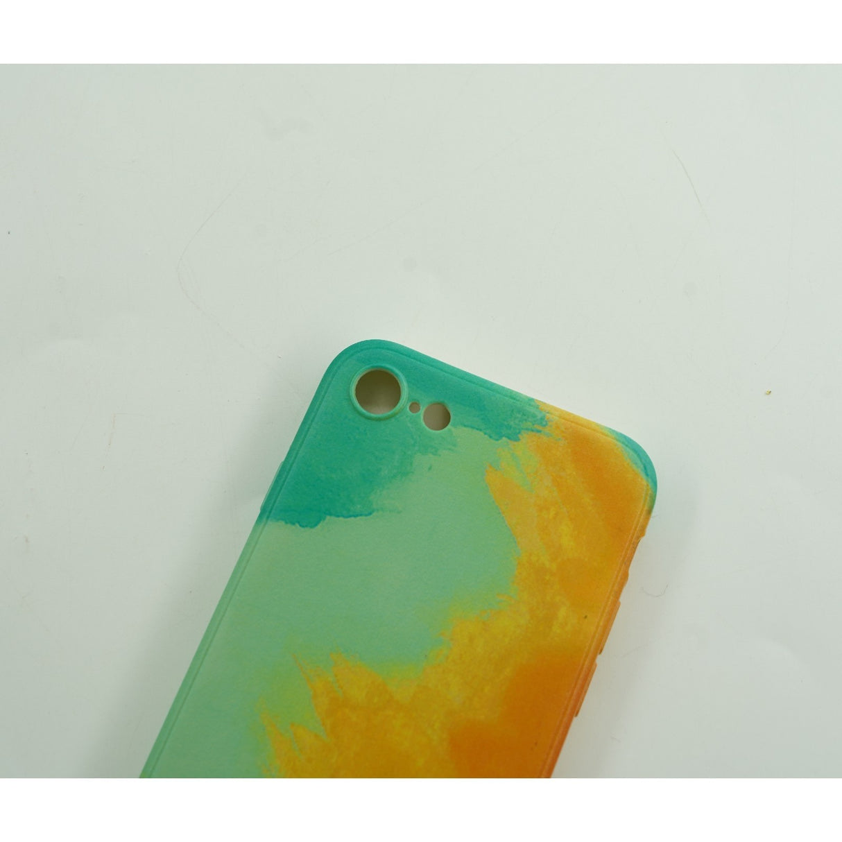 Husa protectie Flippy compatibila cu Apple iPhone 12 Pro Max Tpu Ombre, Verde/Portocaliu - vivimall.ro