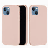 Husa protectie Flippy compatibila cu Apple iPhone 13 Liquid Silicone Roz - vivimall.ro