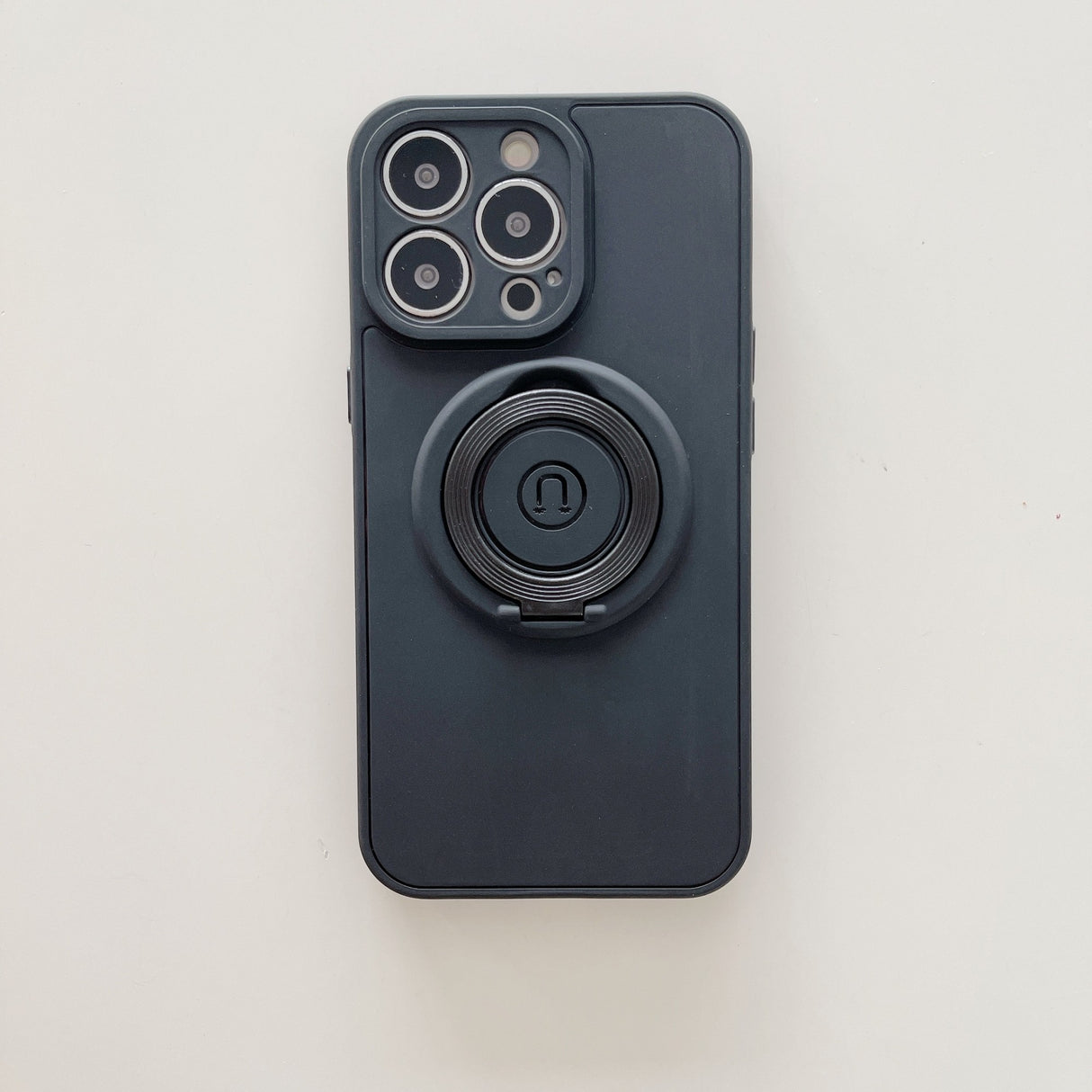 Husa protectie Flippy compatibila cu Apple iPhone 13 Mag Safe Silicone Negru - vivimall.ro