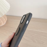 Husa protectie Flippy compatibila cu Apple iPhone 13 Mini Liquid Silicone Ring cu suport rotativ Negru - vivimall.ro