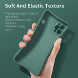 Husa protectie Flippy compatibila cu Apple iPhone 13 Mini Liquid Silicone Ring cu suport rotativ Verde - vivimall.ro