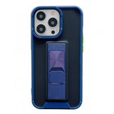 Husa protectie Flippy compatibila cu Apple iPhone 13 Pro Defender Model 5 cu suport,Albastru - vivimall.ro