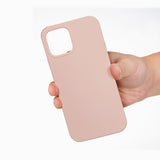 Husa protectie Flippy compatibila cu Apple iPhone 13 Pro Liquid Silicone Roz - vivimall.ro