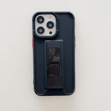 Husa protectie Flippy compatibila cu Apple iPhone 13 Pro Max Defender Model 5 cu suport,Negru - vivimall.ro