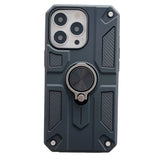 Husa protectie Flippy compatibila cu Apple iPhone 13 Pro Max Defender Model 5 cu suport prindere inel,Negru - vivimall.ro