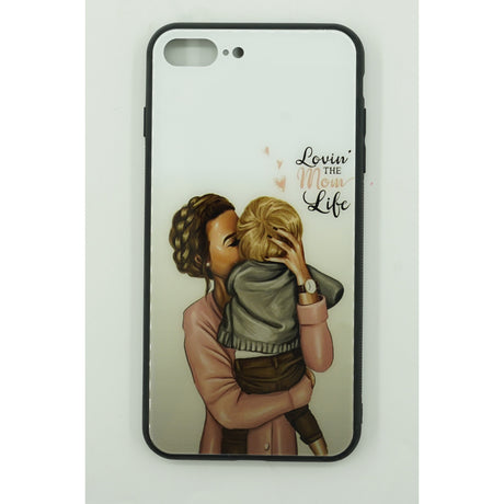 Husa protectie Flippy compatibila cu Apple iPhone 13 Pro Max Glass print Lovin the Mom Multicolor - vivimall.ro