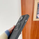 Husa protectie Flippy compatibila cu Apple iPhone 13 Pro Max Mag Safe Silicone Negru - vivimall.ro