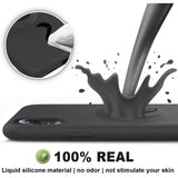 Husa protectie Flippy compatibila cu Apple iPhone XR Liquid Silicone Ring cu suport rotativ Negru - vivimall.ro