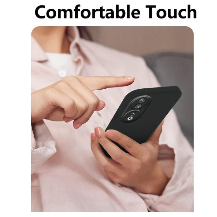Husa Protectie, Vivimall, compatibila cu Honor 70, TPU Carbon, Negru - vivimall.ro