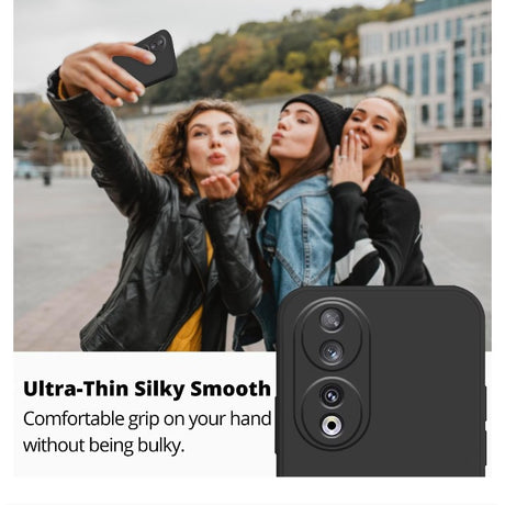 Husa Protectie, Vivimall, compatibila cu Honor 90 Lite/X50i, TPU Carbon, Negru - vivimall.ro