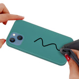 Husa protectie Flippy compatibila cu Huawei P Smart 2021 Liquid Silicone Case Verde - vivimall.ro