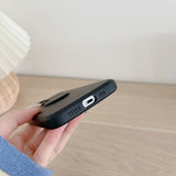 Husa protectie Flippy compatibila cu Huawei P Smart 2021 Liquid Silicone Ring cu suport rotativ Negru - vivimall.ro