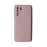Husa protectie Flippy compatibila cu Huawei P40 Lite 5G Liquid Silicone Case Roz - vivimall.ro