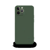 Husa protectie, Flippy, compatibila cu Huawei P40 lite Liquid Silicone Verde - vivimall.ro