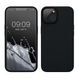 Husa protectie Flippy compatibila cu Samsung A11 Liquid Silicone Case Negru - vivimall.ro