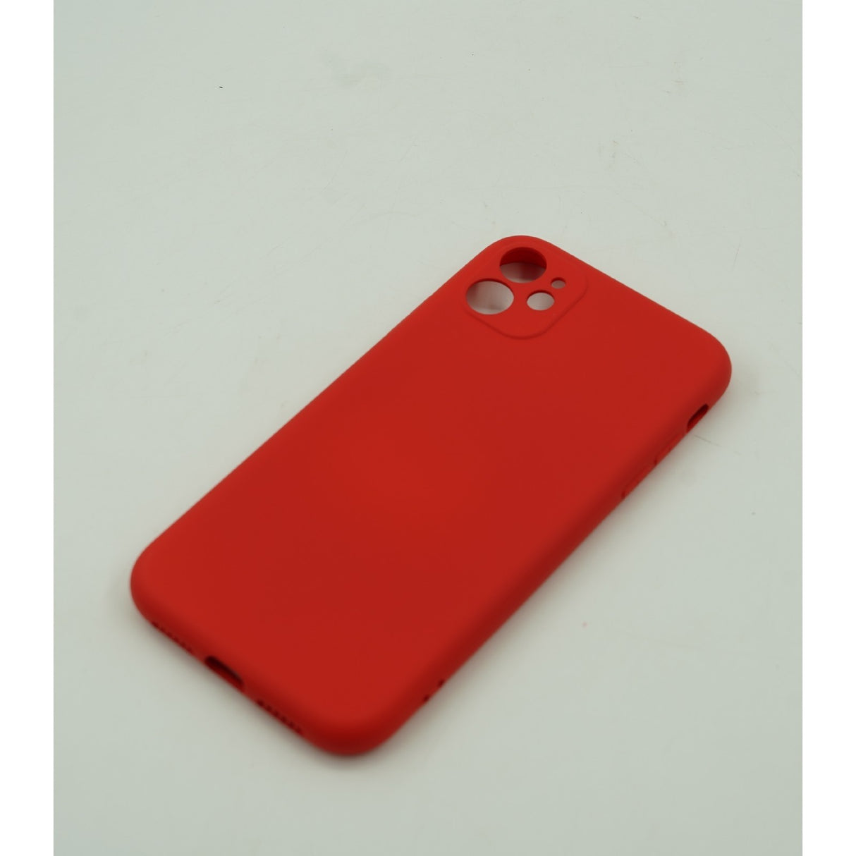 Husa protectie Flippy compatibila cu Samsung A11 Liquid Silicone Case Rosu - vivimall.ro