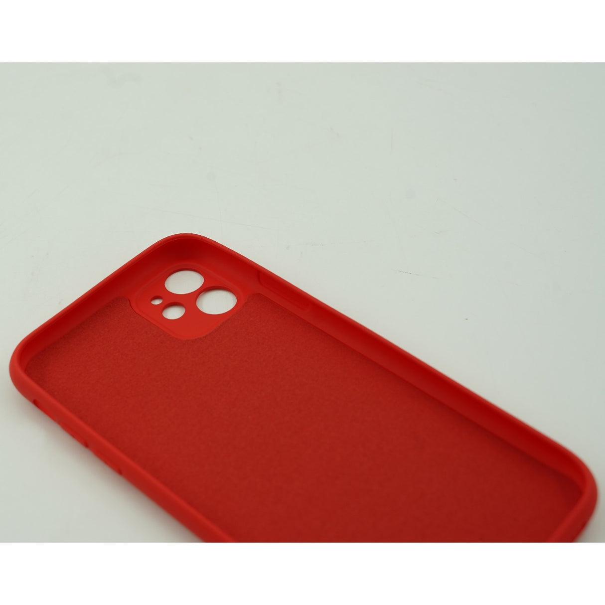 Husa protectie Flippy compatibila cu Samsung A11 Liquid Silicone Case Rosu - vivimall.ro