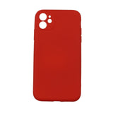 Husa protectie Flippy compatibila cu Samsung A12 Liquid Silicone Case Rosu - vivimall.ro